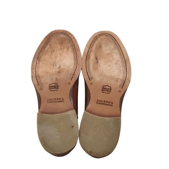 Johnston & Murphy Tan Leather Oxfords main image 7